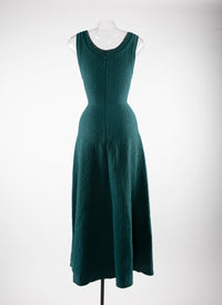 Robe sans manches mi-longue - Bleu Petrole