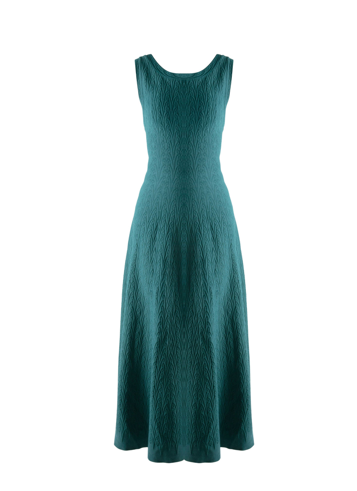Robe sans manches mi-longue - Bleu Petrole