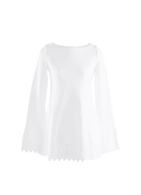 Pull Diamant à manches longues - Blanc