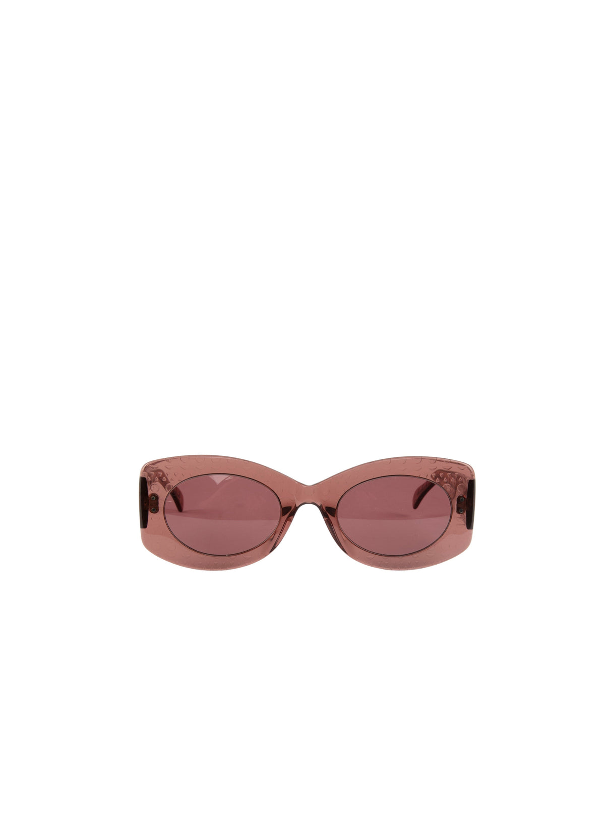 Lunettes monture œil de chat - Nude & Rouge