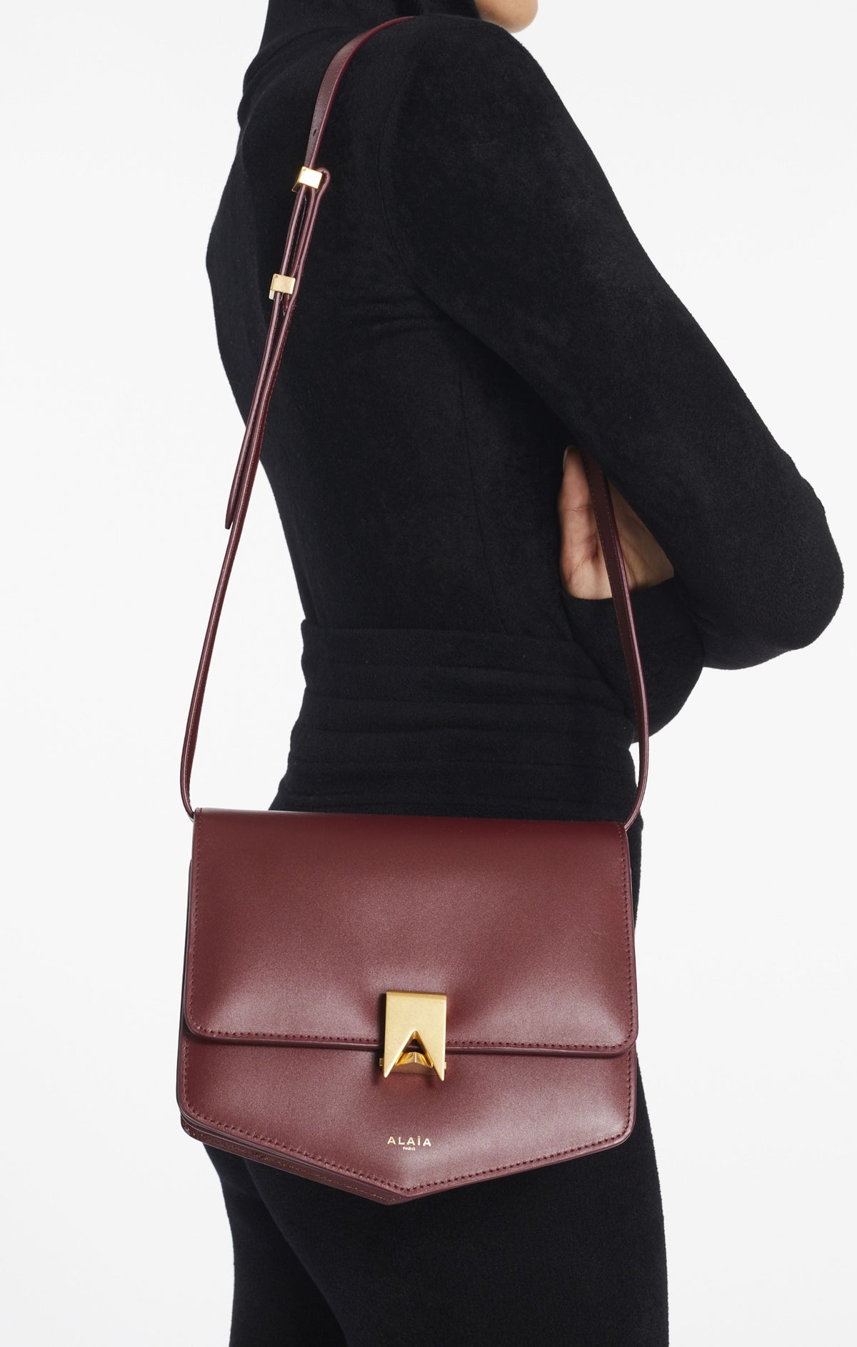 Sac Le Papa en cuir - Noir & Argent