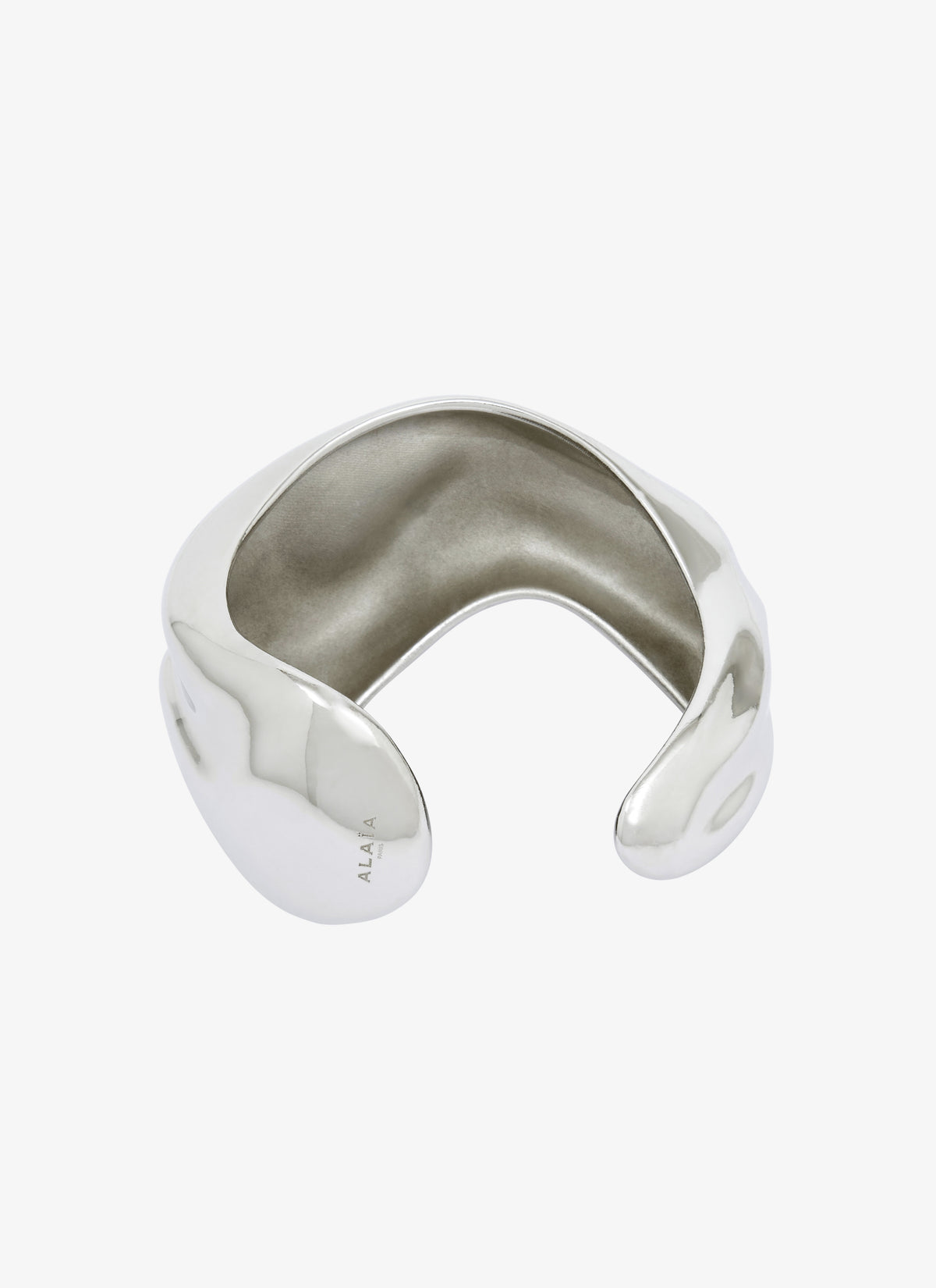 Wide embossed cuff - Silver