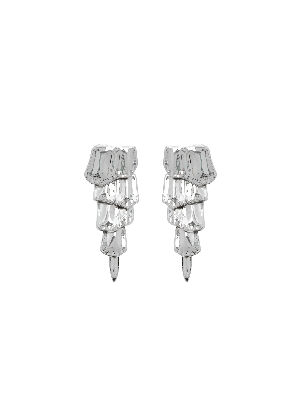 Boucles d’oreilles Croco - Argent