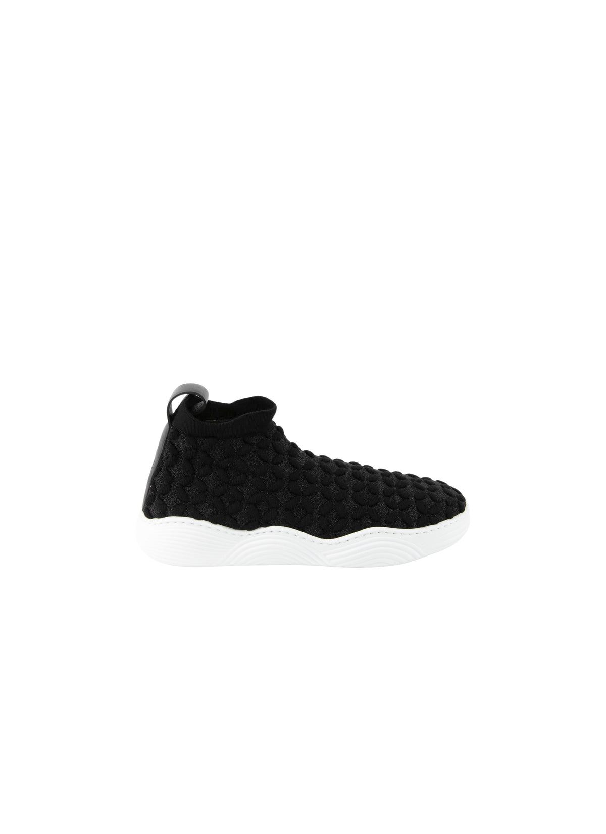 Leather Petal Sneakers - Black