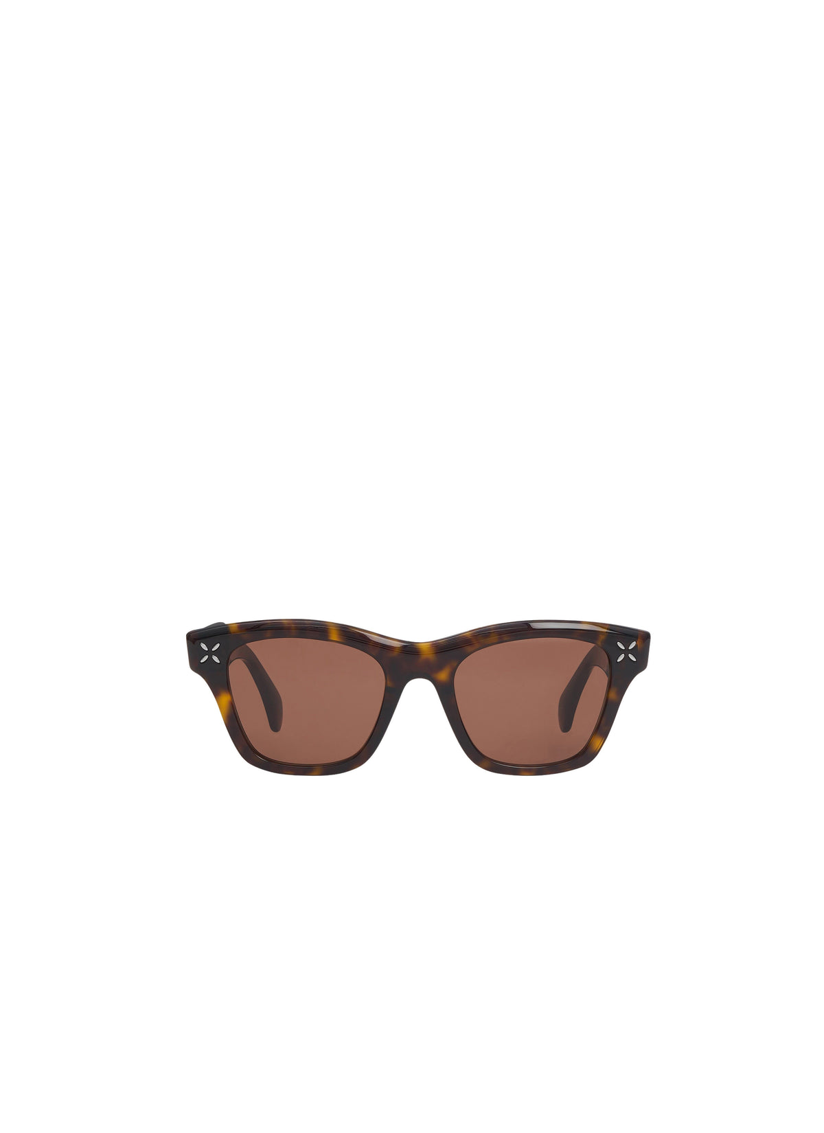 Rectangular Sunglasses - Havana & Brown