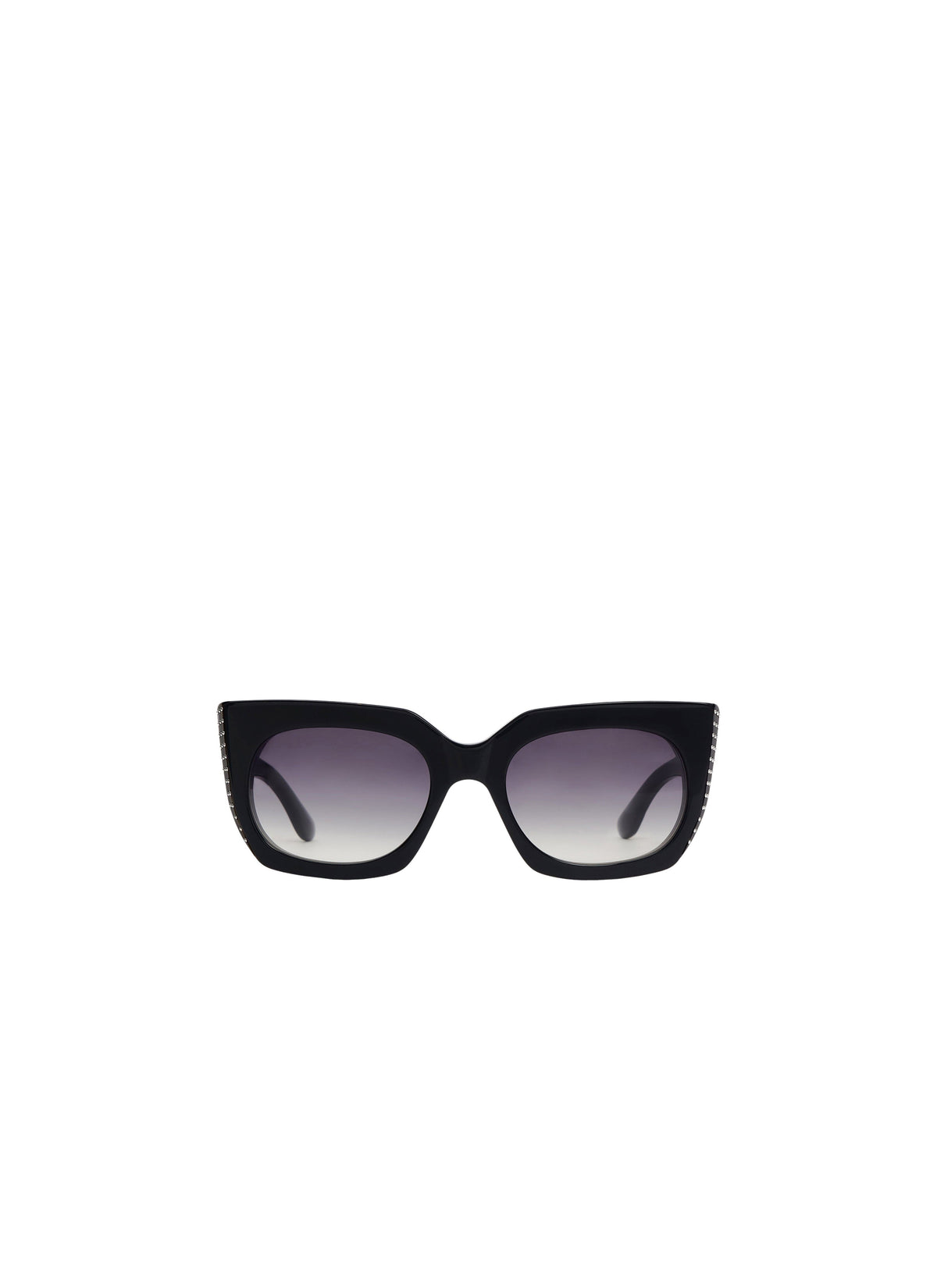 Lunettes de soleil carrées - Noir & Gris