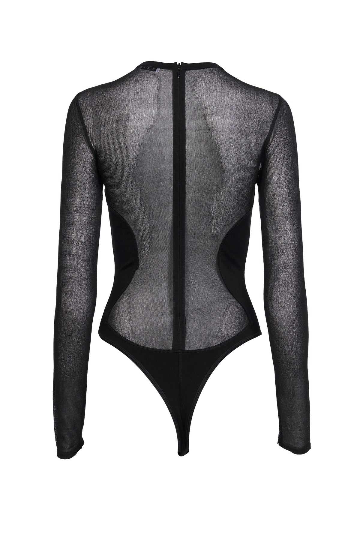 Sleeveless sheer bodysuit - Black Alaïa