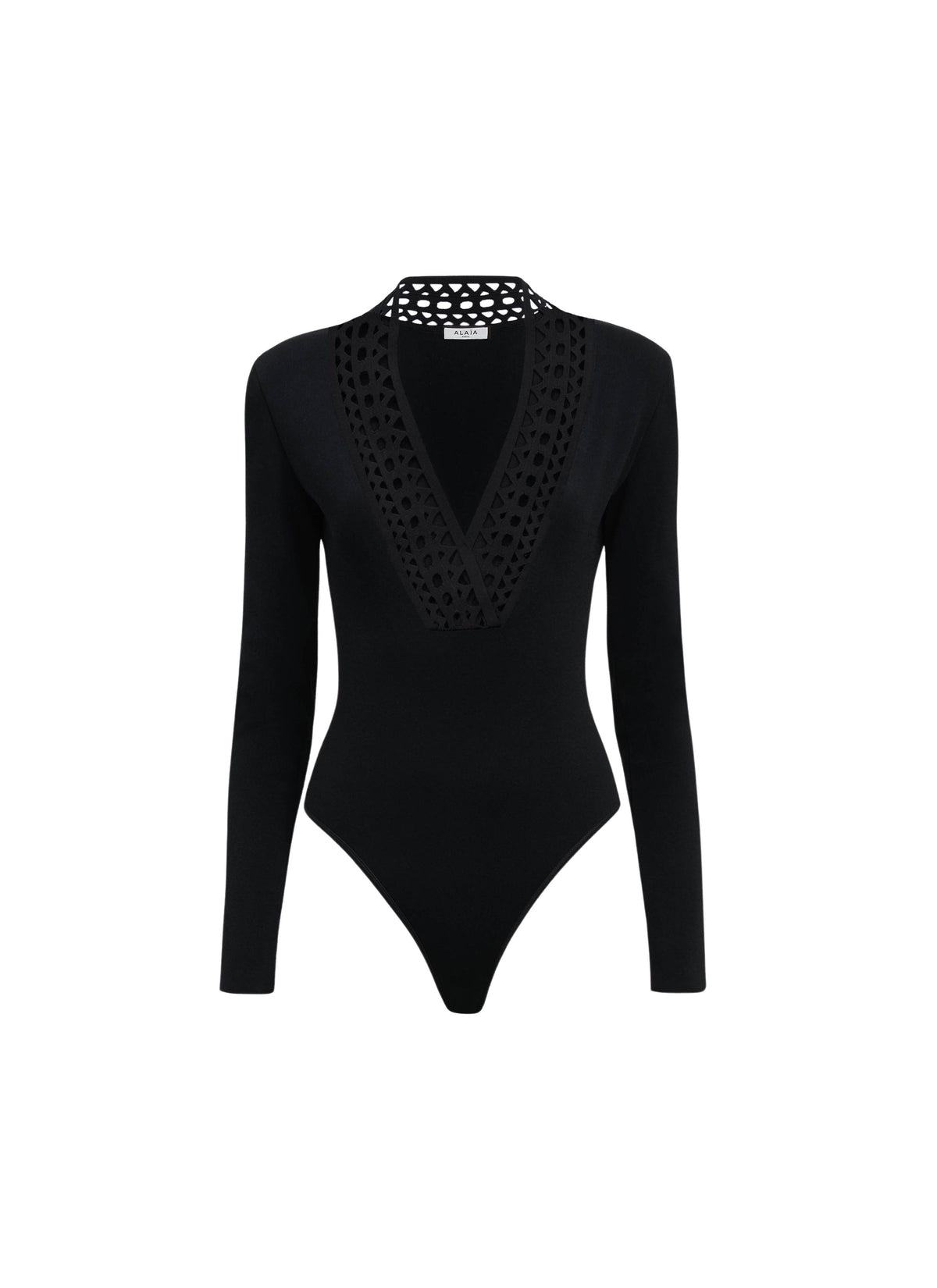 Body Vienne à manches longues - Noir Alaïa