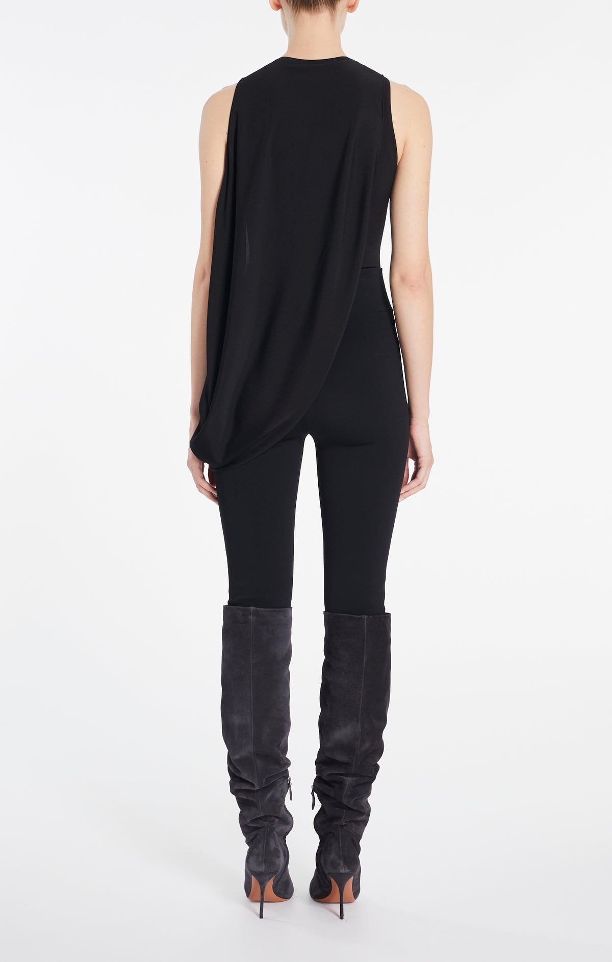 Body de soirée sans manches - Noir Alaïa