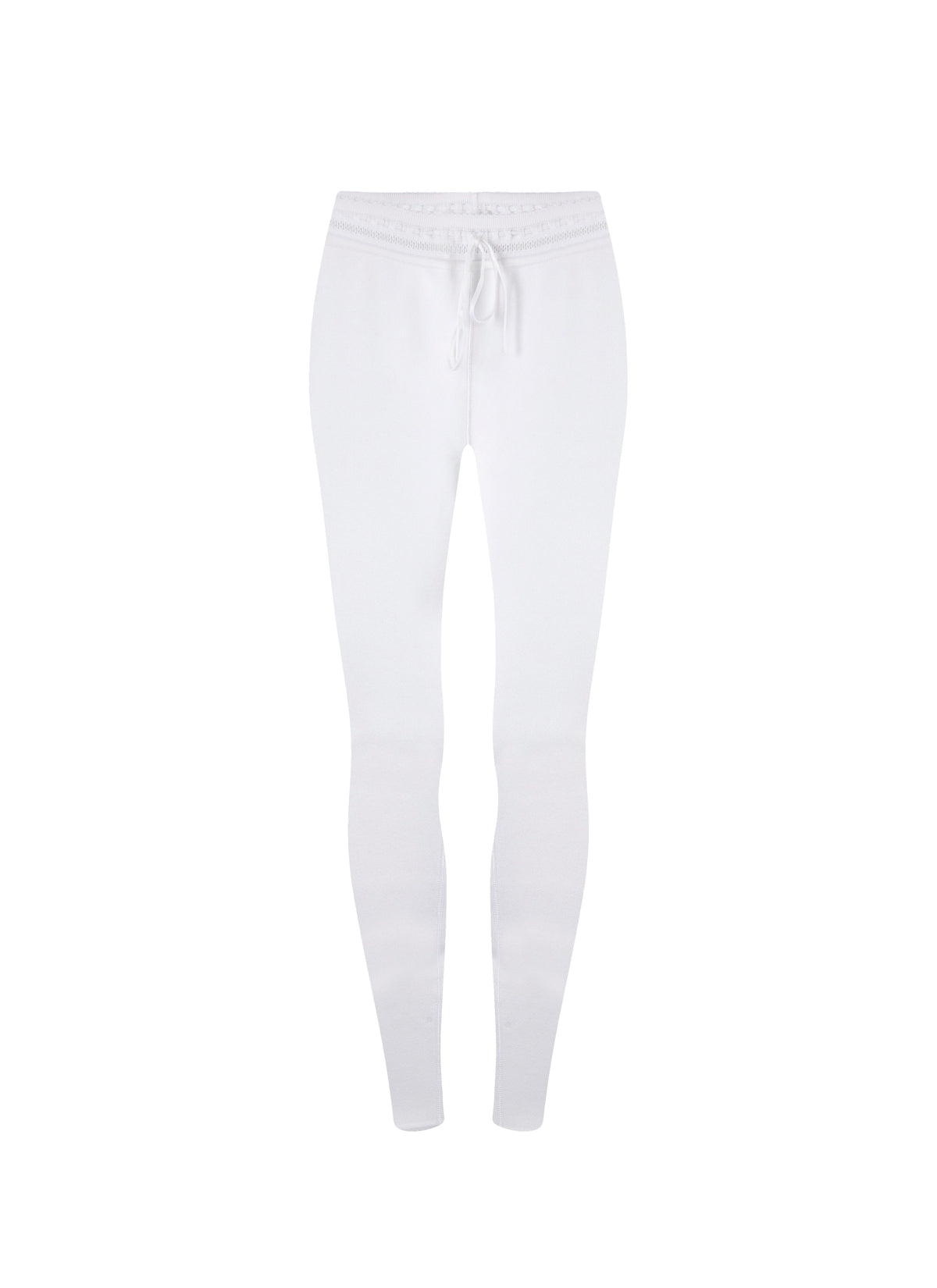 Drawstring Legging - White