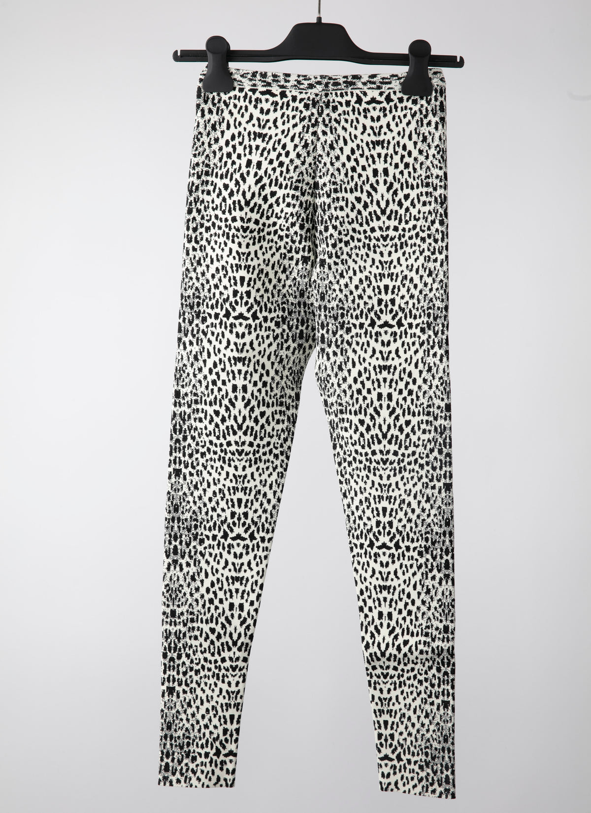 Animal print legging - White & Black