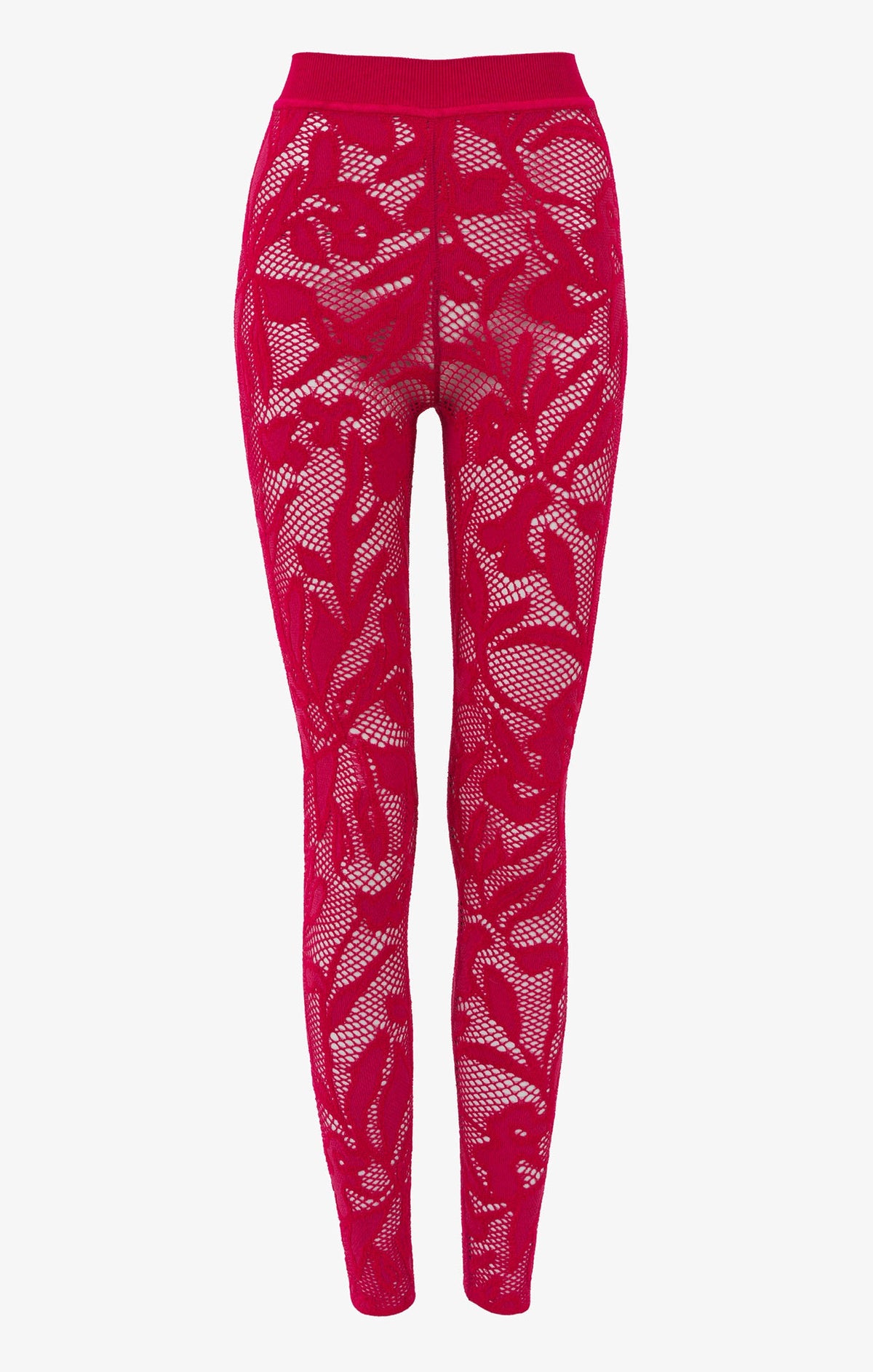 Legging en dentelle - Fuchsia