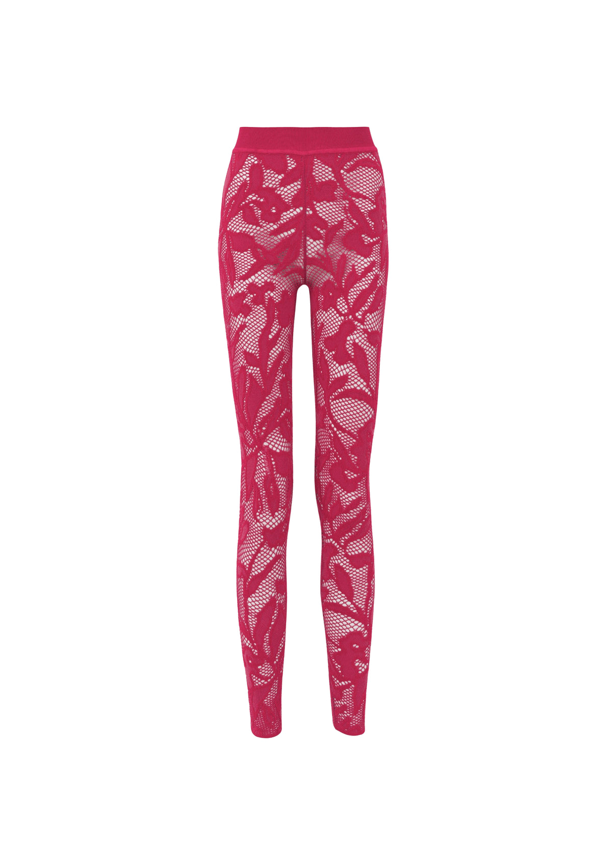 Legging en dentelle - Fuchsia