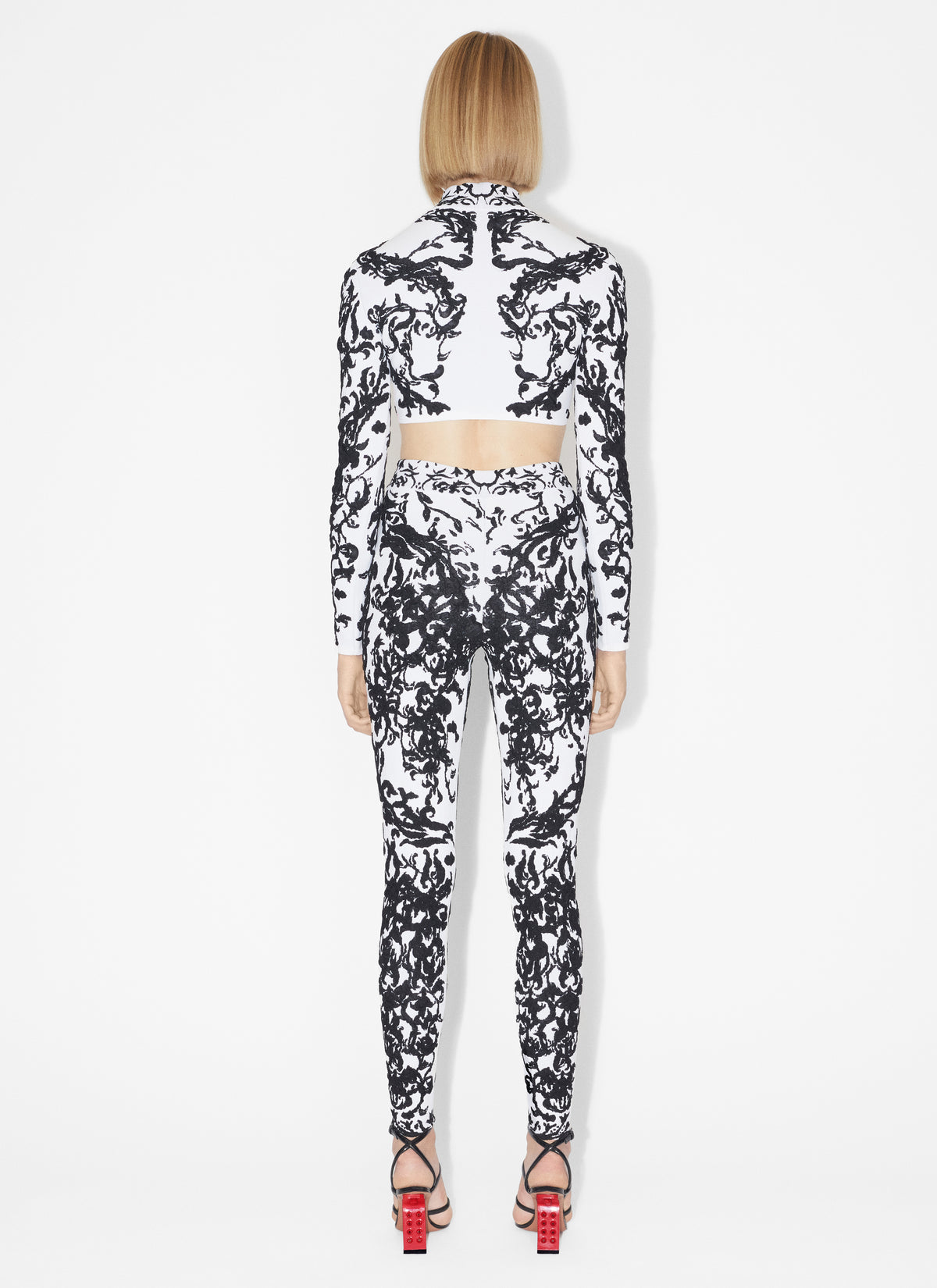 Baroque Calli Legging - White & Black