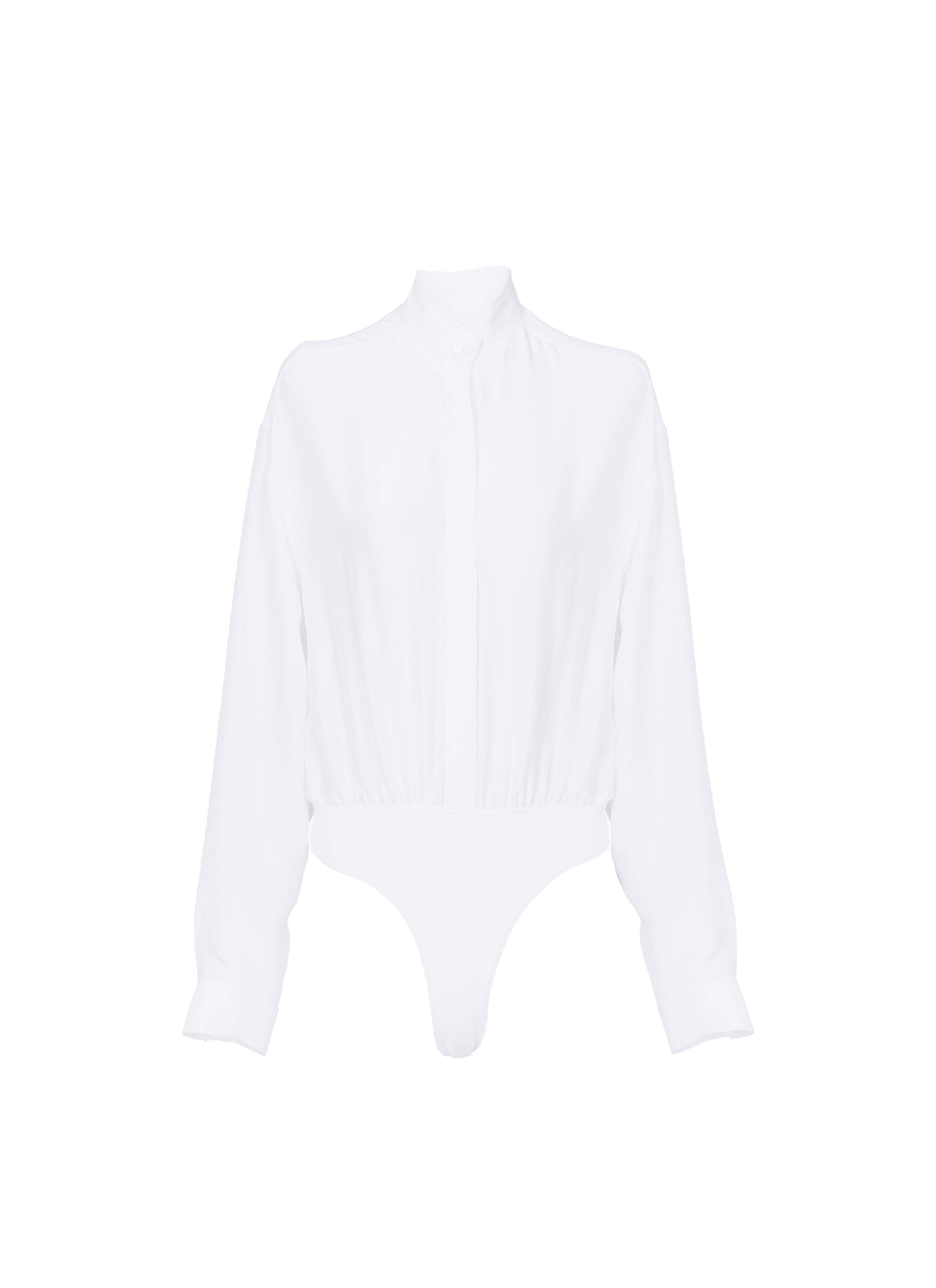 Chemise Body en soie - Blanc