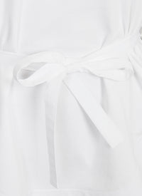 T-shirt structuré - Blanc