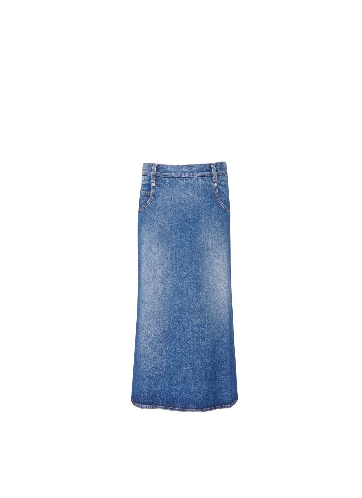 Jupe mi-longue - Bleu Jeans