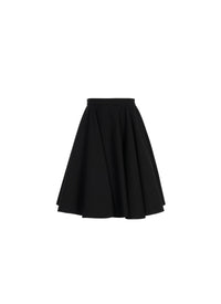 Jupe courte plissée - Noir