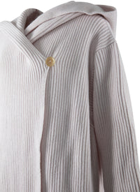 Wool and cashmere hooded coat - Powder