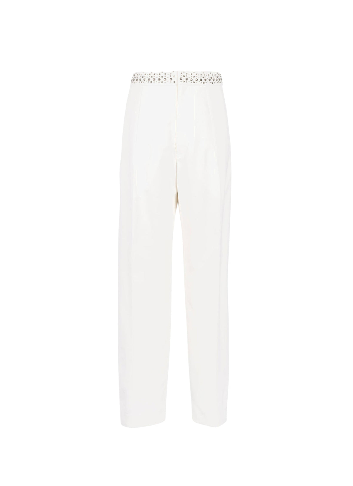 Pantalon taille basse - Blanc Nacre