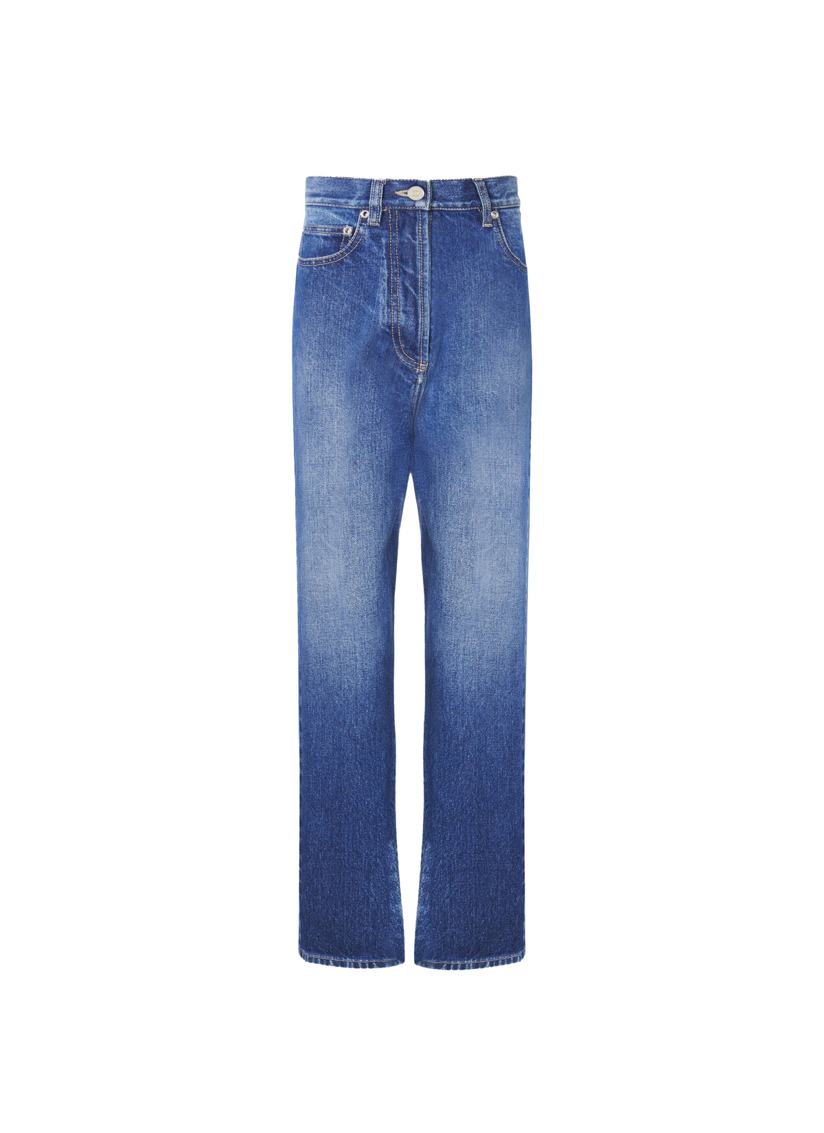High Waisted Jeans - Jeans Blue