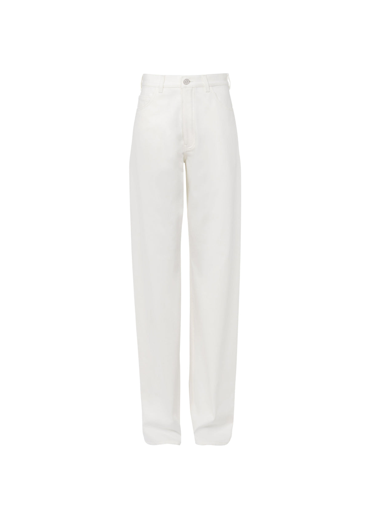 Low rise jeans - White