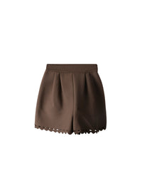 Perforated hem short - Savane