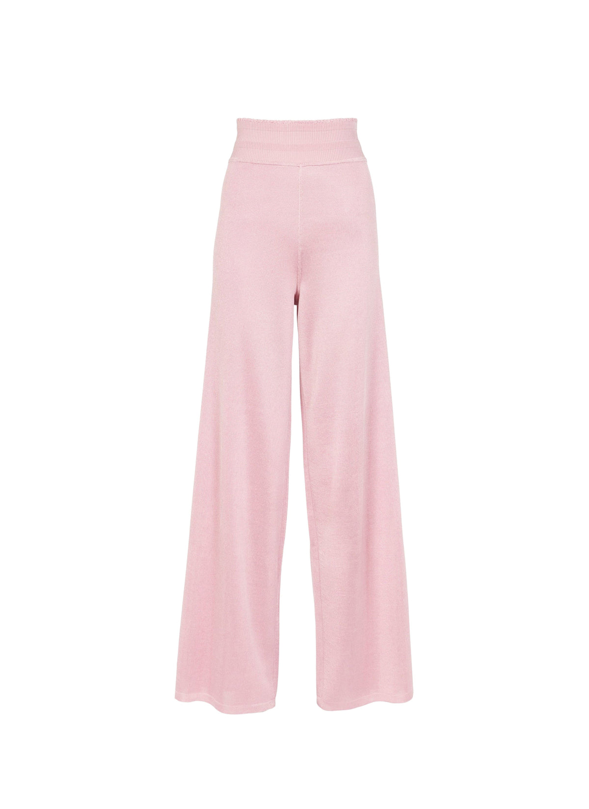 Waisted palazzo trousers - Pink