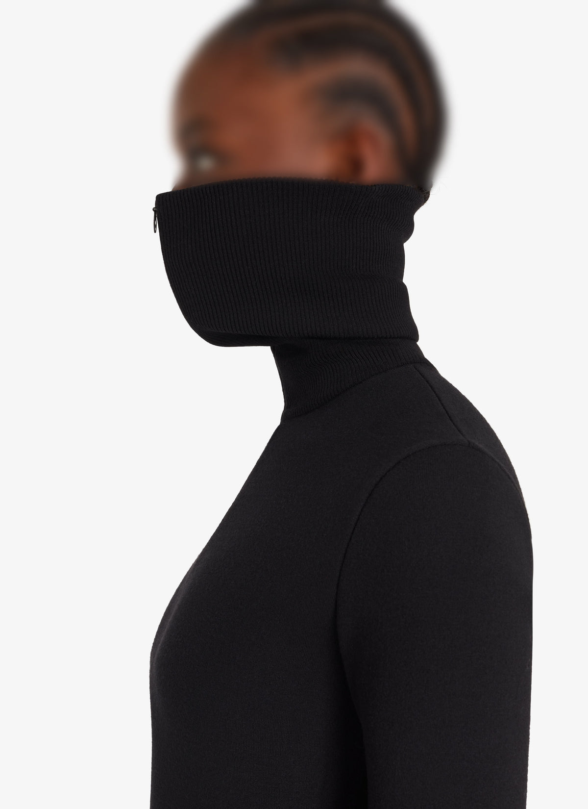 Minimalist wool jumpsuit - Black Alaïa