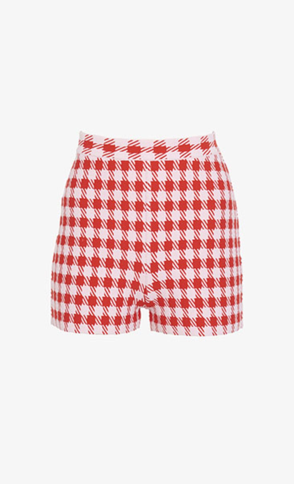 Gingham Shorts - Red & Pink