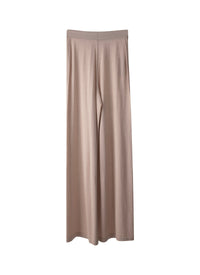 Cashmere and silk straight trousers - Sable