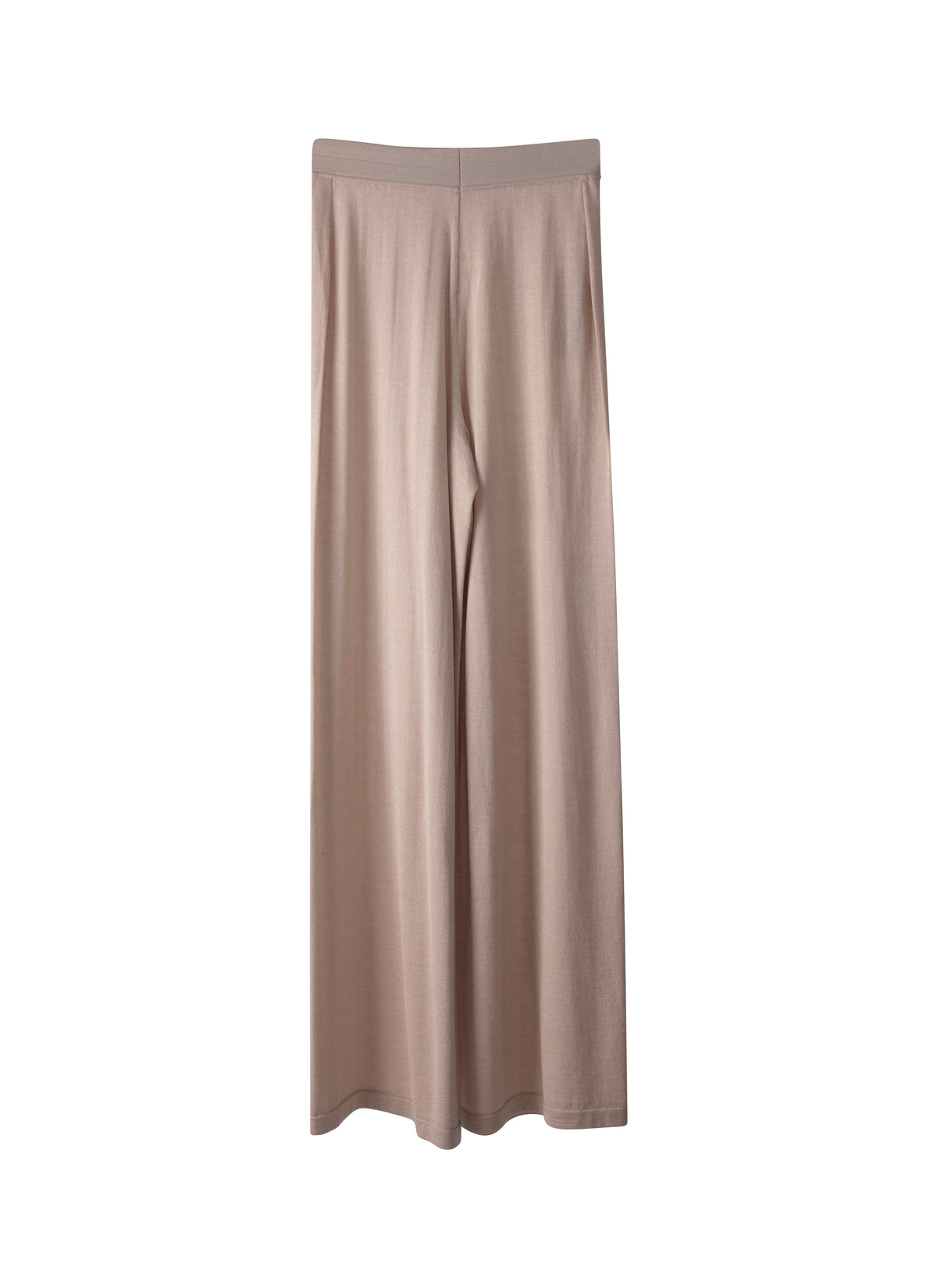 Cashmere and silk straight trousers - Sable