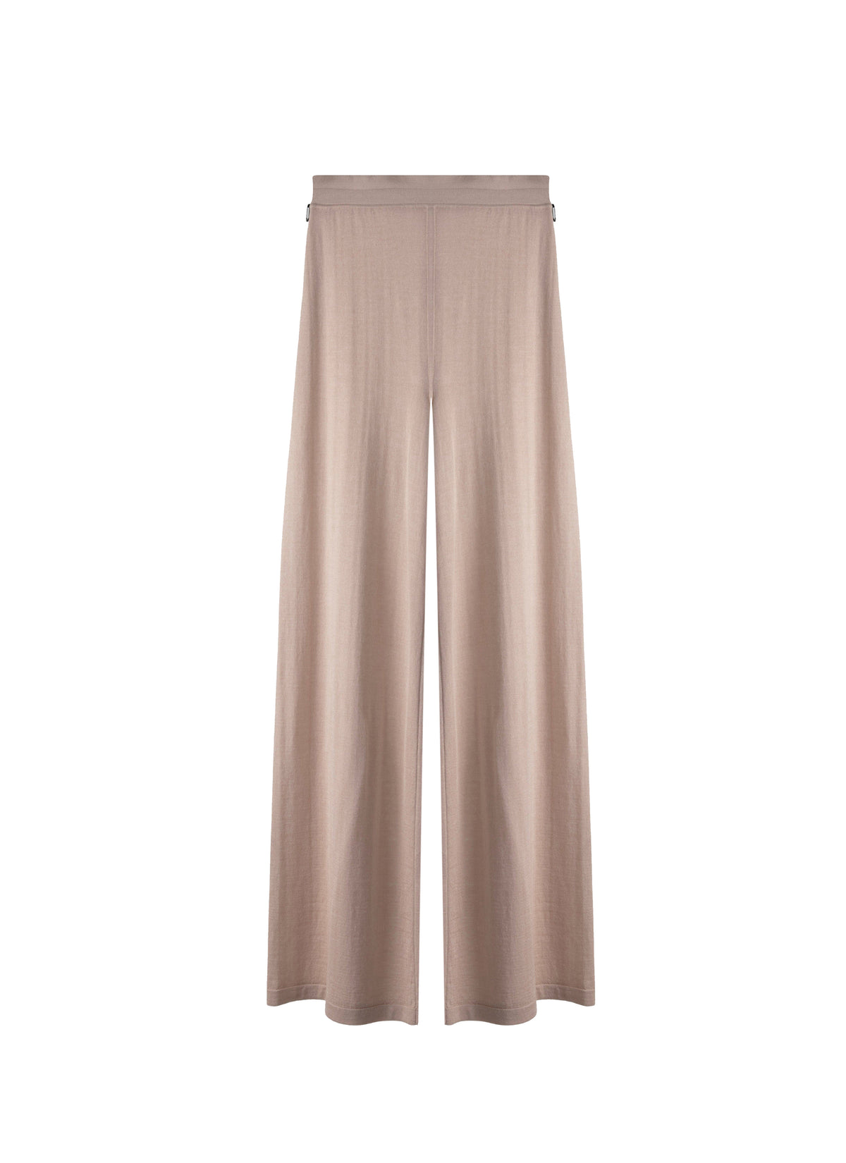 Cashmere straight leg trousers - Sand
