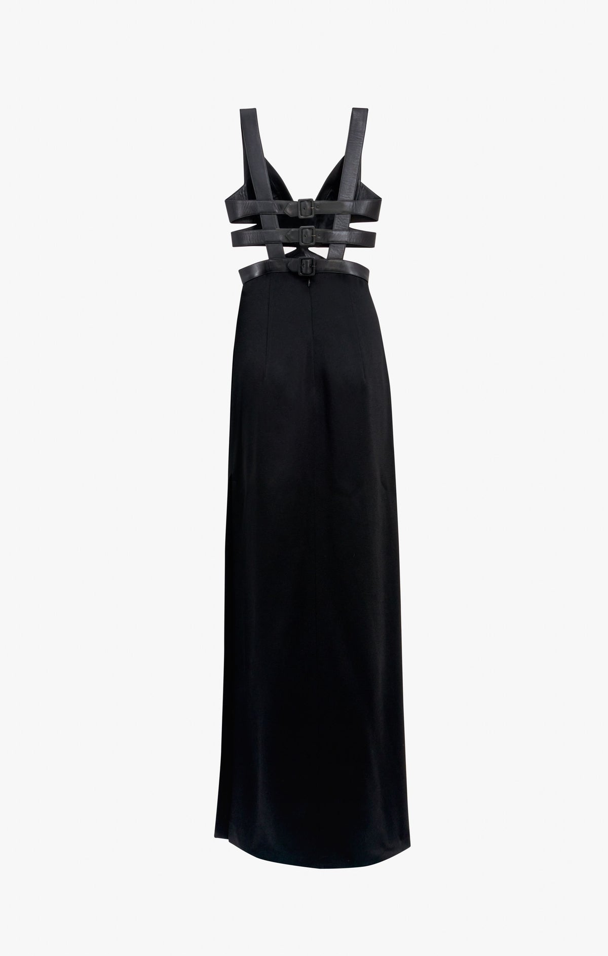Robe fluide à soutien-gorge intégré - Noir Alaïa