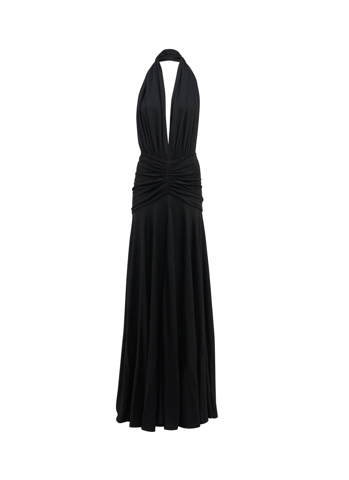 Robe déesse fluide - Noir Alaïa