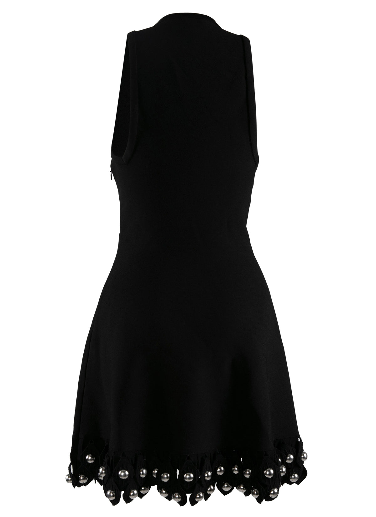 Robe échancrée en maille brodée - Noir Alaïa