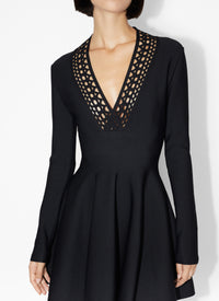 Skater dress Vienna - Black Alaïa