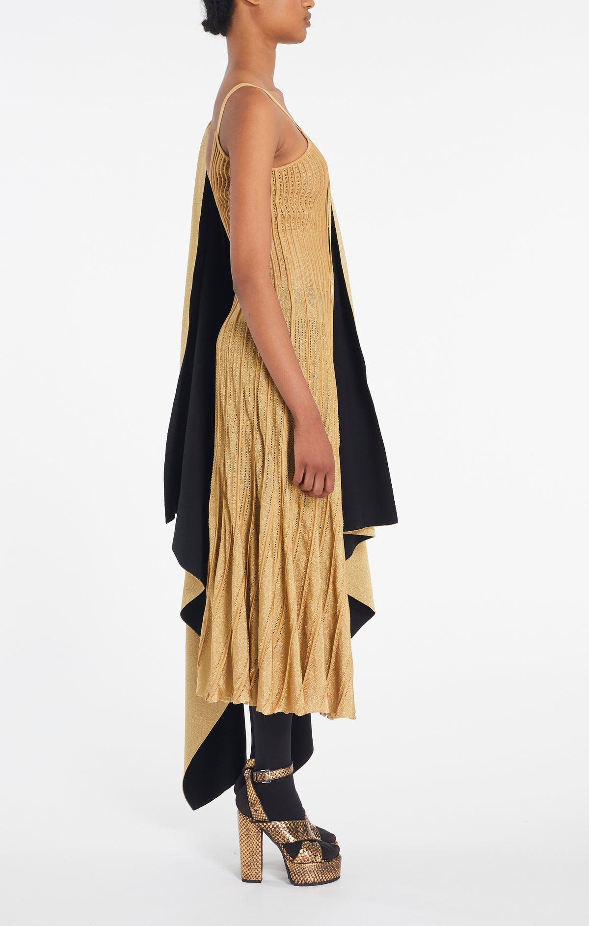 Lace dress - Gold