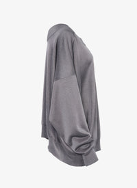 Long-sleeved jumper - Steel