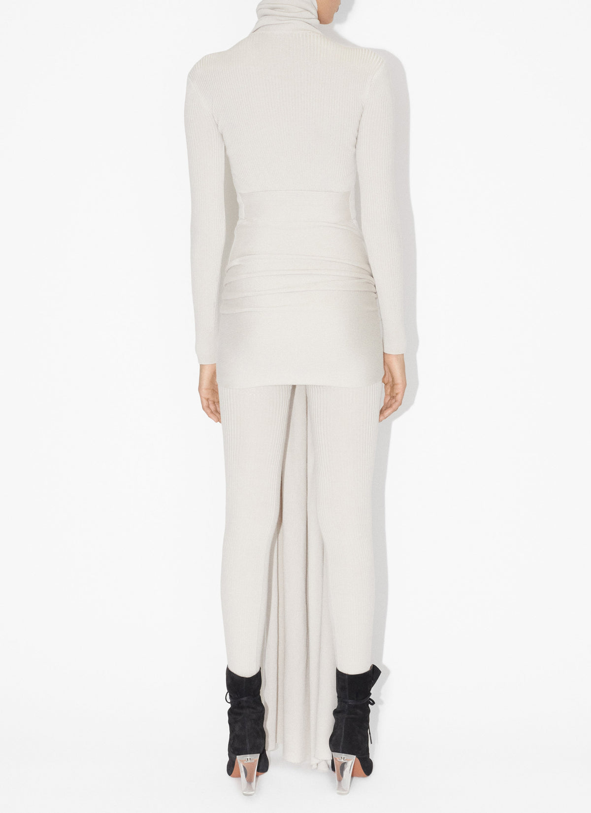 Soft cashmere and silk jumper - Sable