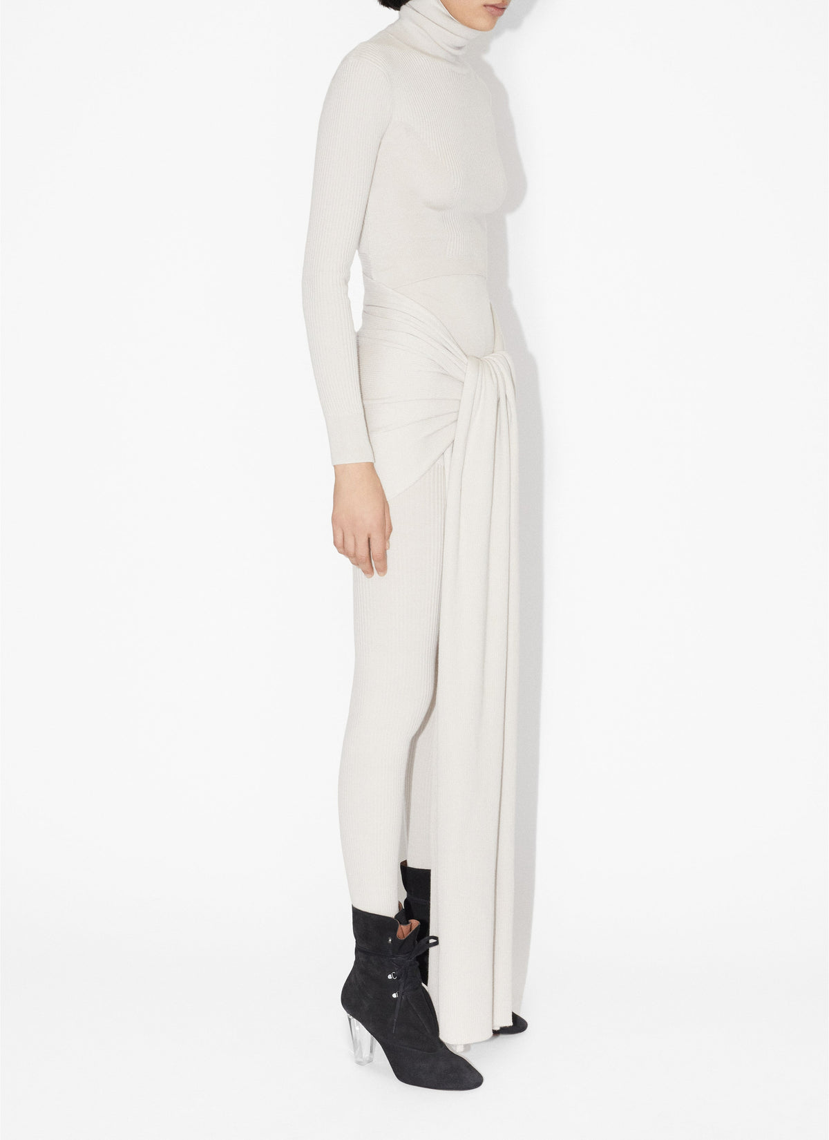 Soft cashmere and silk jumper - Sable