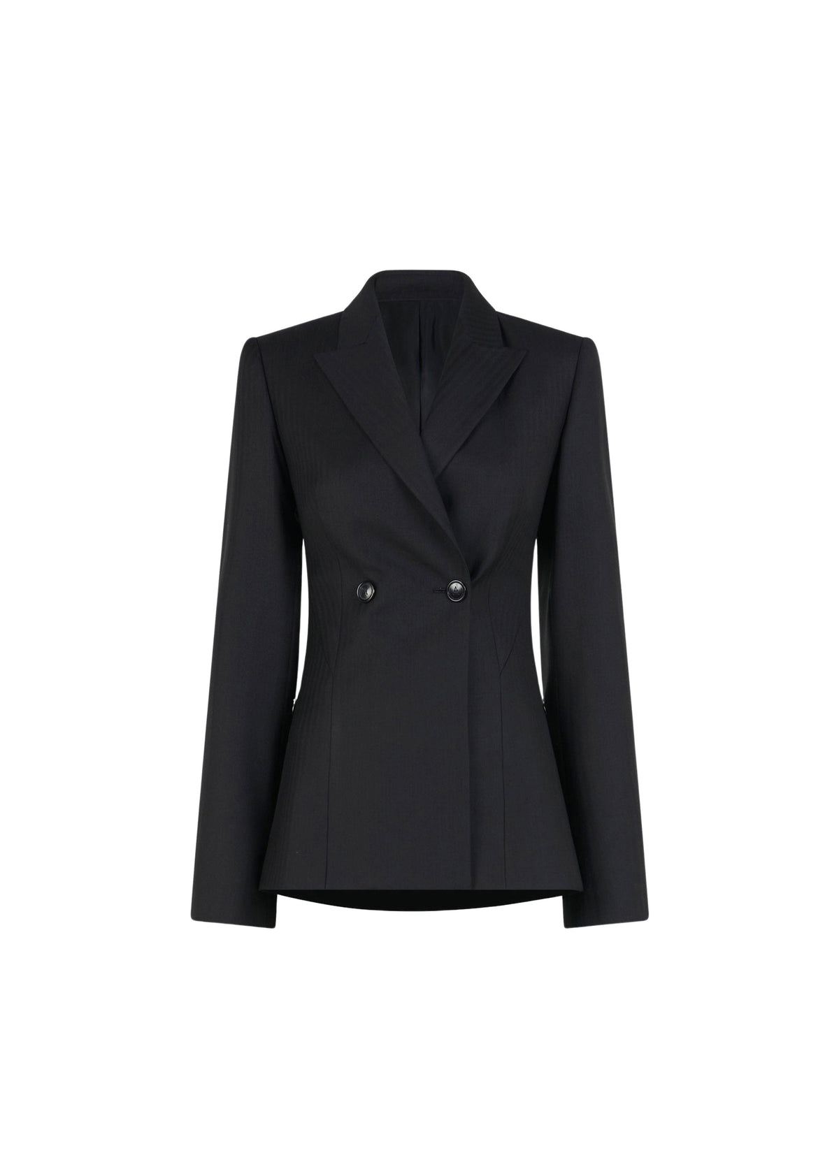 Wool epaulette blazer jacket - Black Alaïa