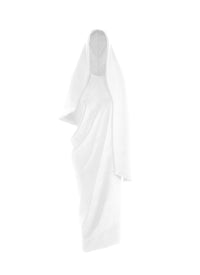 Hooded Bath Robe - White