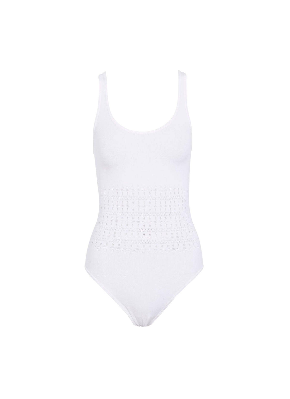 Maillot de bain une pièce Vienne - Blanc Optique