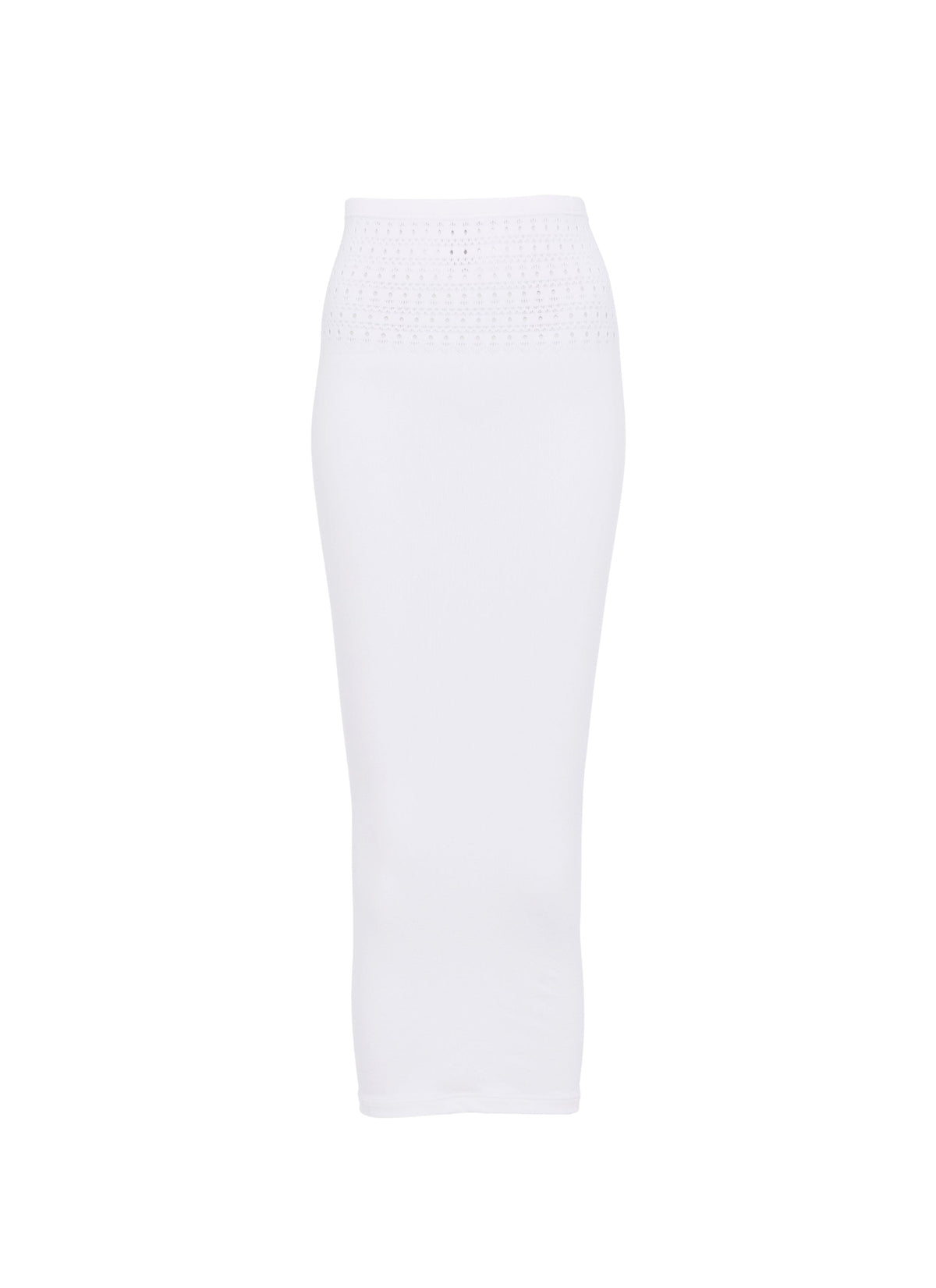 Jupe tube de bain sans couture - Blanc Optique