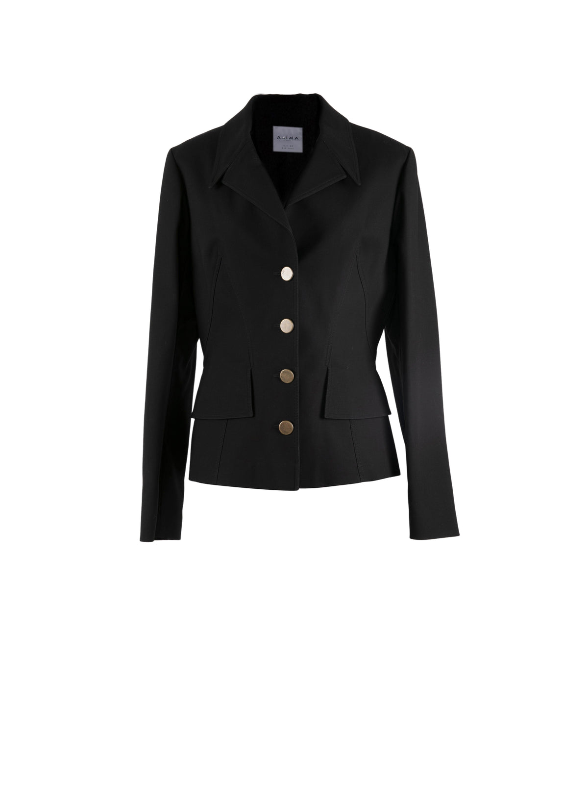 Veste en toile boutonnée - Noir