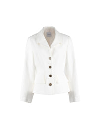 Canvas jacket - Mother of Pearl White