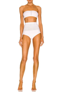 Maillot de bain bikini sans coutures - Vert foncé