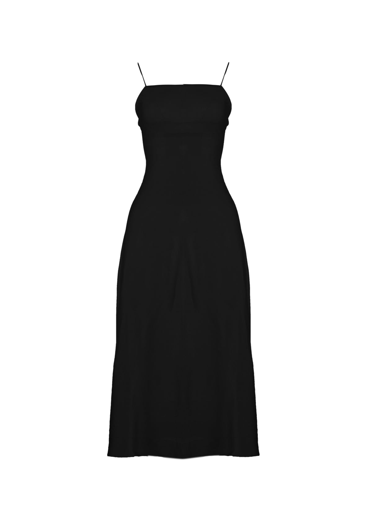 Fond de robe longue Intime - Noir