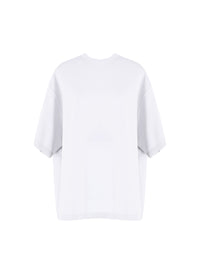 Pull oversize en maille - Blanc
